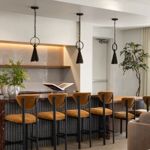 a resident lounge and kithen